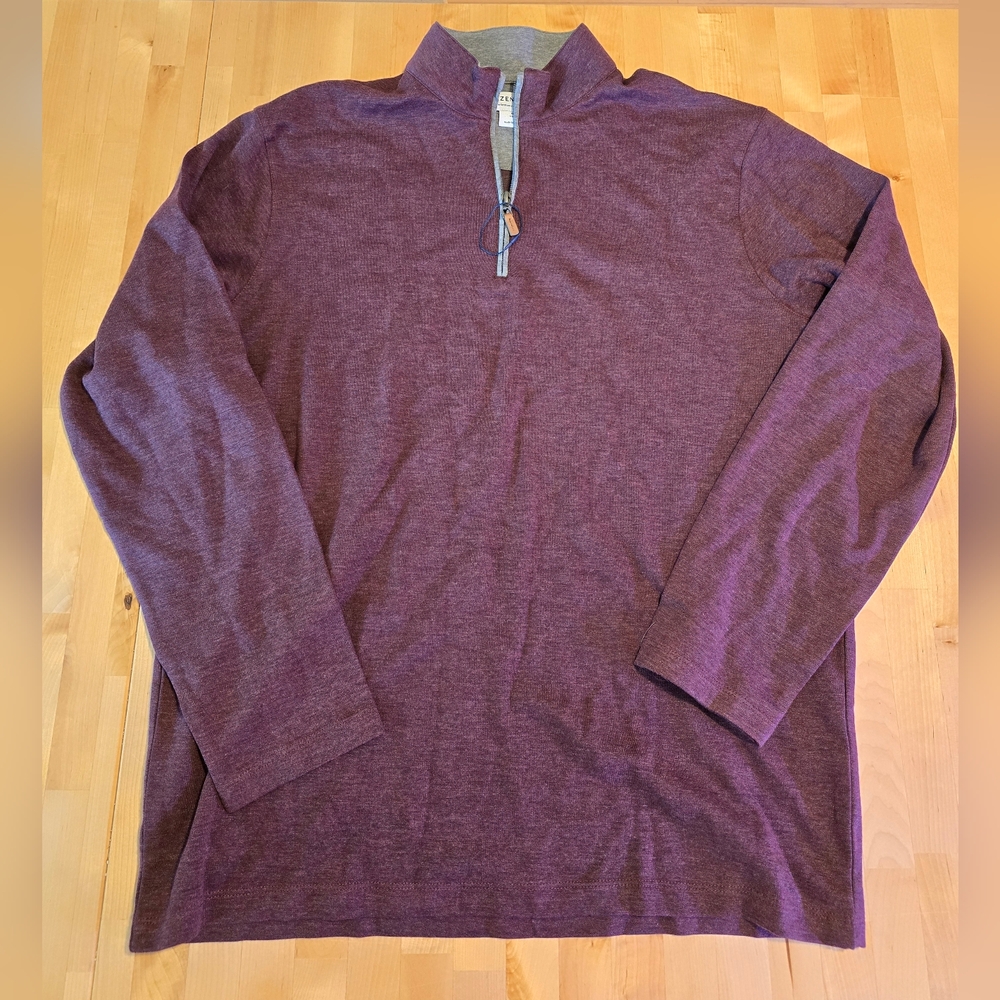 Mizzen+Main 1/4 Zip Performance Pullover Size XL NWOT
